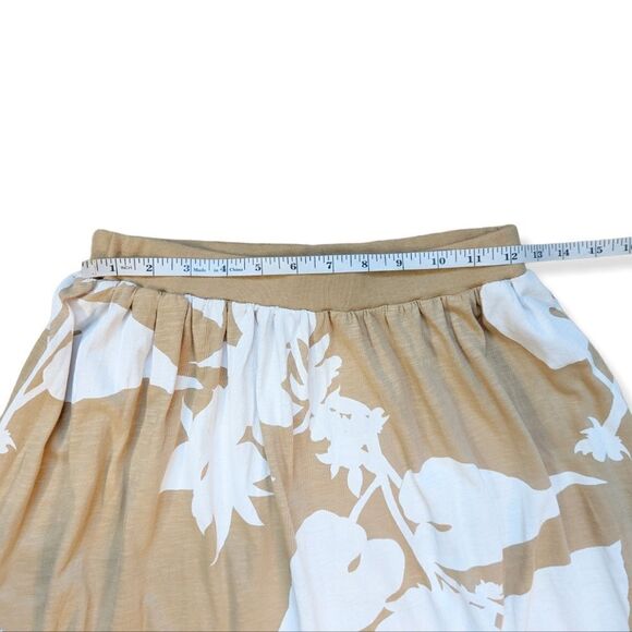 Robb‎ & Lulu Essentials NWT CHARLOTTE MIDI SKIRT in honey floral sz XS - Picture 4 of 8